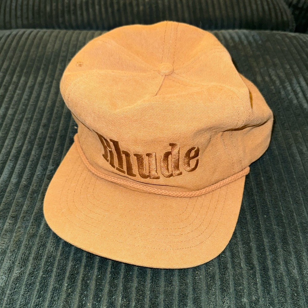 Rhude Tan Logo Ball Cap